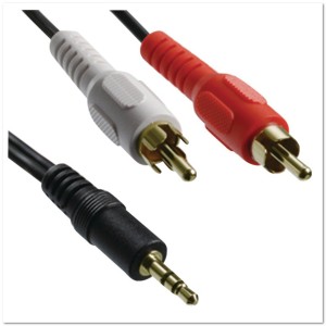 Кабель AUX  3,5 - 2RCA  PREMIUM Кабель AUX  3,5 - 2RCA  PREMIUM
