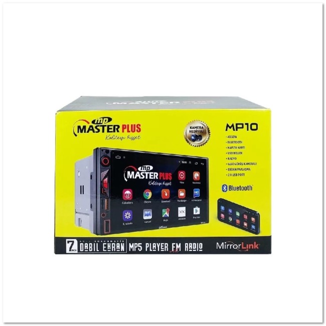 Автомагнитола 2-DIN MP10  BT5.0/РАМКА/КАМЕРА ЗАДНЕГО ВИДА/СЕНСОРНЫЙ 7" LCD