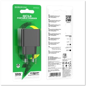 СЗУ BOROFONE BAS12A с USB 3.0A 18W