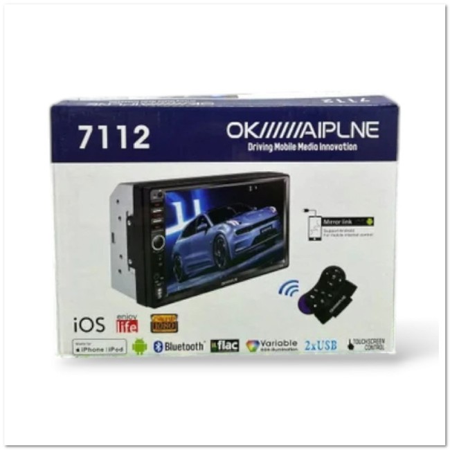 Автомагнитола 2-DIN Prok 7112P5  МУЛЬТИРУЛЬ/BT5.0/MIRROR LINK/СЕНСОРНЫЙ 7" LCD HD