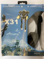 Наушники игровые полноразмерные MP3 X-31