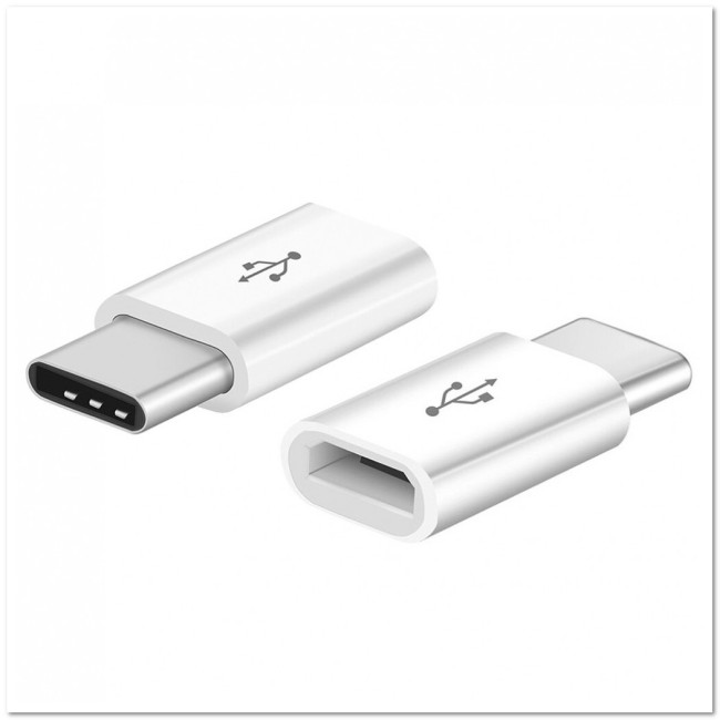 Переходник OTG TYPE C - micro USB WALKER №01
