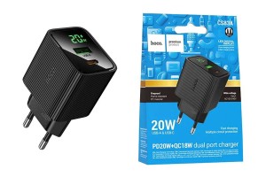 CЗУ HOCO CS83A с USB+TYPE-C QC3.0+PD20W LED-дисплей
