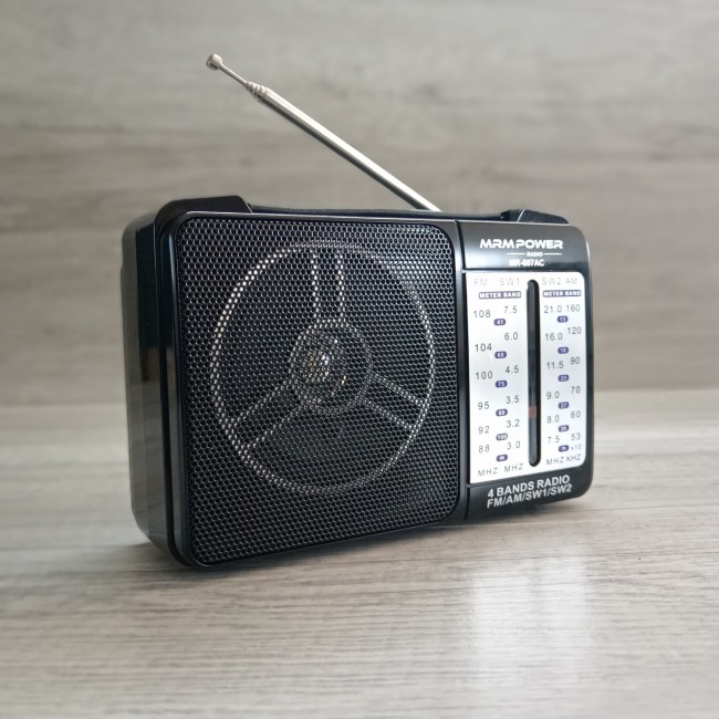 Радиоприемник MR-607 (питание сетевое 220 V, батарейки R20)