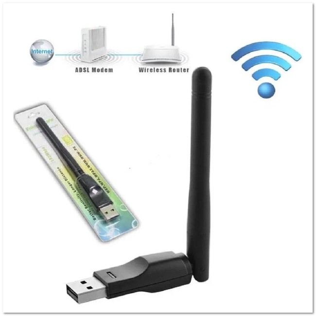 WI-FI адаптер с антенной UW07 (300Mbps)