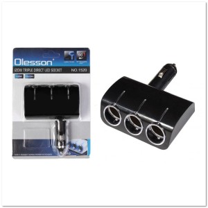 Автомоб. разветвитель Olesson на 3 прикур-ля  (12/24 V) 1520 Автомоб. разветвитель Olesson на 3 прикур-ля  (12/24 V) 1520