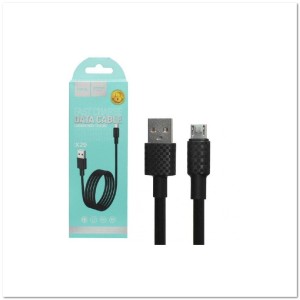 Кабель micro USB HOCO X29  2А (L=1М) резиновый рифлёный