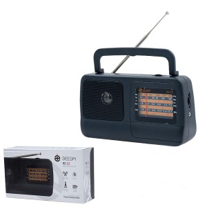 Радиоприемник DEESPI RE-22/409 (питание сетевое 220 V, батарейки R20) Радиоприемник DEESPI RE-22/409 (питание сетевое 220 V, батарейки R20)
