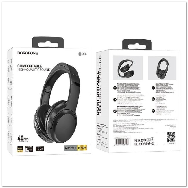 Полноразмерные BLUETOOTH наушники BOROFONE BО25