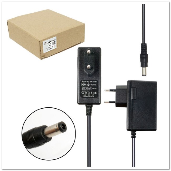 СЗУ для цифровых устройств 30V (0,5А) разъем 5,5 / 2,1 LP-131 (для пылесосов BOSCH)