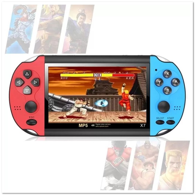 Игровая приставка консоль X7 (10000 встр.игр, 8/16 bit, 4,3', 8 Gb)