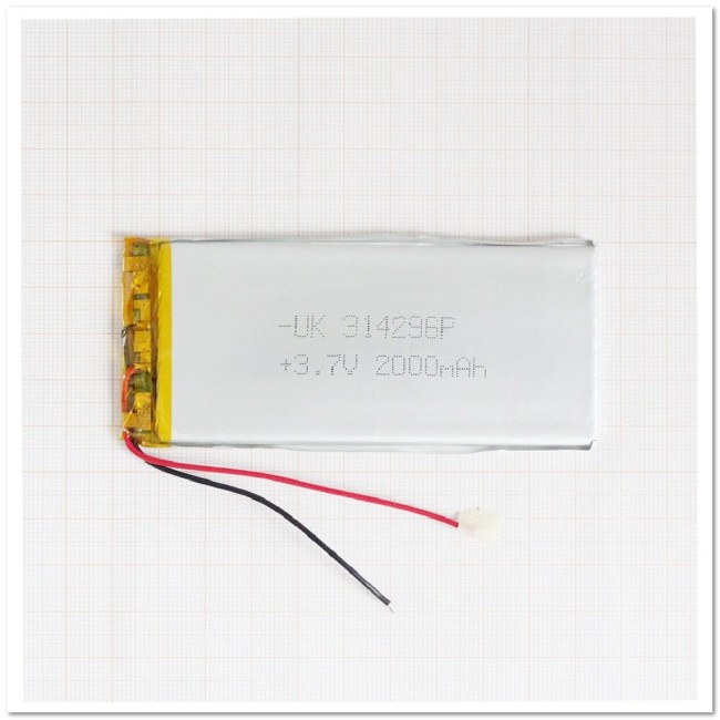 Аккумулятор 31*42*96=3,7V2000mAh