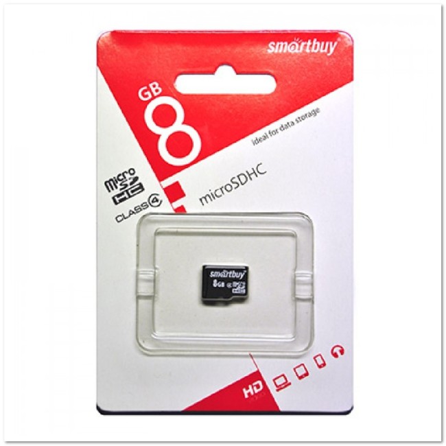 MicroSD Smartbuy2 8 Гб 10 класс