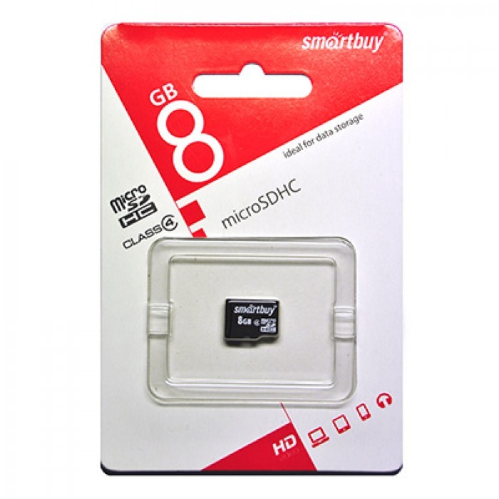 MicroSD Smartbuy2 8 Гб 10 класс