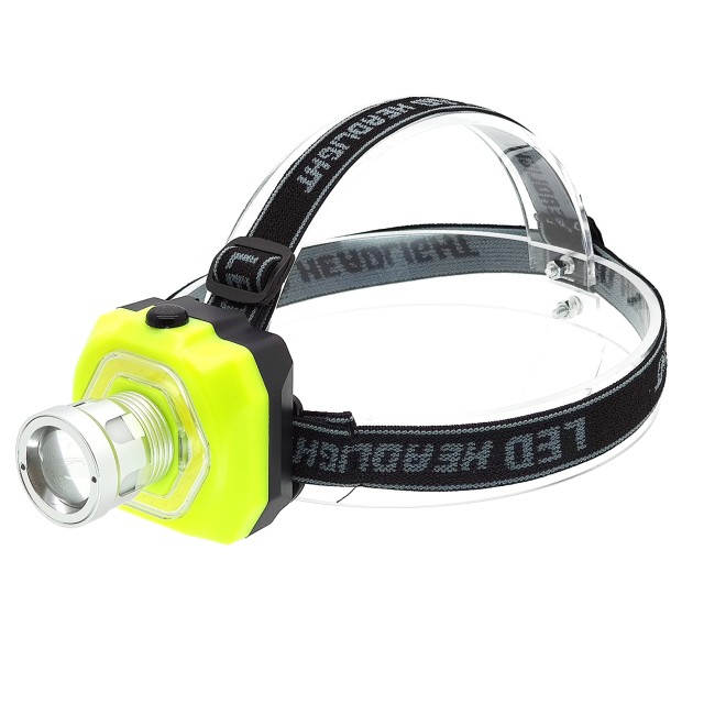 Фонарь налобный Следопыт ST-FLG06 (LED, 2 с/д, 3*АА, ZOOM, 3 режима, вращ. 90гр)