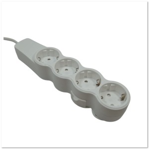 Удлинитель POWER STRIP F-04  4 гнезда 8м с заземлением 16A (12698)