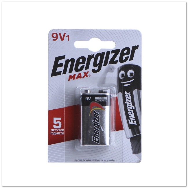 Батарейка алкалиновая Energizer Крона BL1