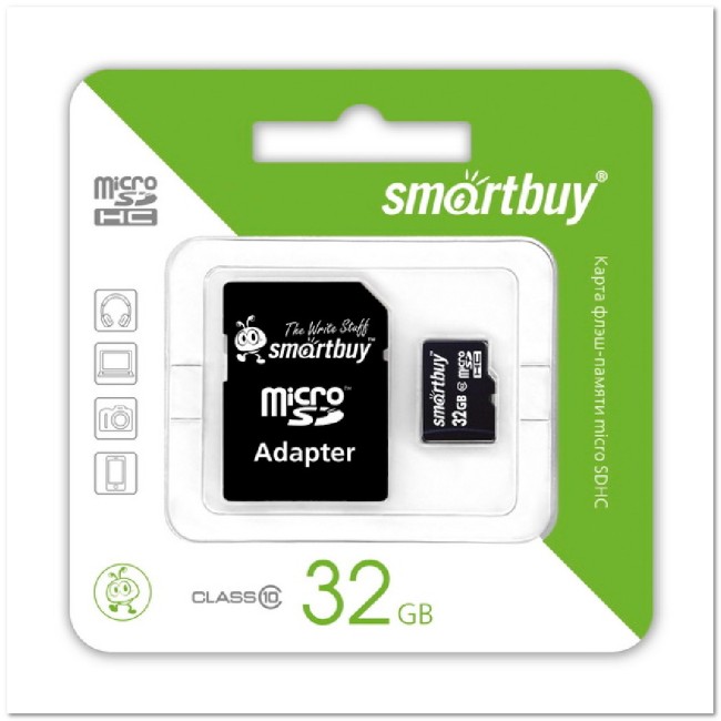 MicroSD Smartbuy4 32 Гб 10 класс