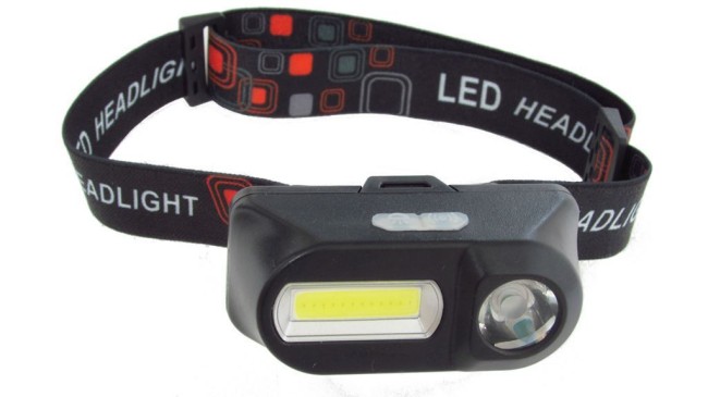 Фонарь налобный Следопыт ST-FLG07 (LED, 2 с/д, 1*18650, 3 режима)
