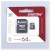 MicroSD Smartbuy5 64 Гб с SD-адаптером 10 класс