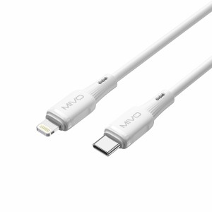 Кабель TYPE C на LIGHTNING MIVO MX-14L 3А, PD27W, силиконовый, 1м Кабель TYPE C на LIGHTNING MIVO MX-14L 3А, PD27W, силиконовый, 1м