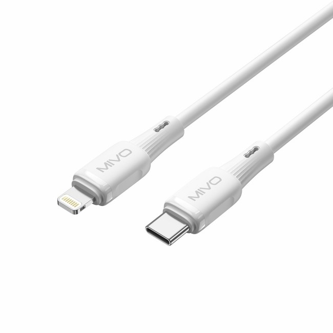 Кабель TYPE C на LIGHTNING MIVO MX-14L 3А, PD27W, силиконовый, 1м