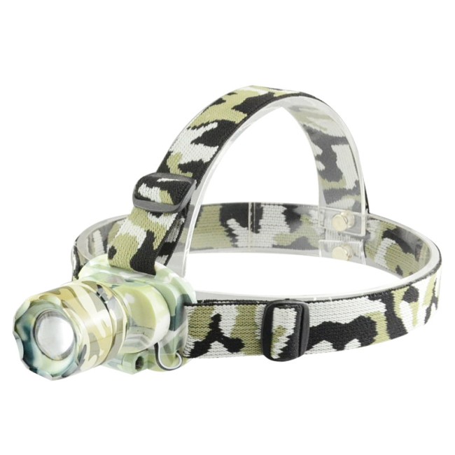 Фонарь налобный Следопыт ST-FLG10 (LED, встроен. АКБ, ZOOM, 3 режима, вращ. 90гр)