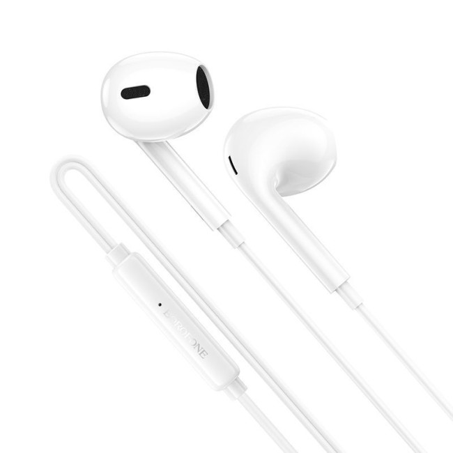 Проводная гарнитура BOROFONE BM100 Type-C WHITE