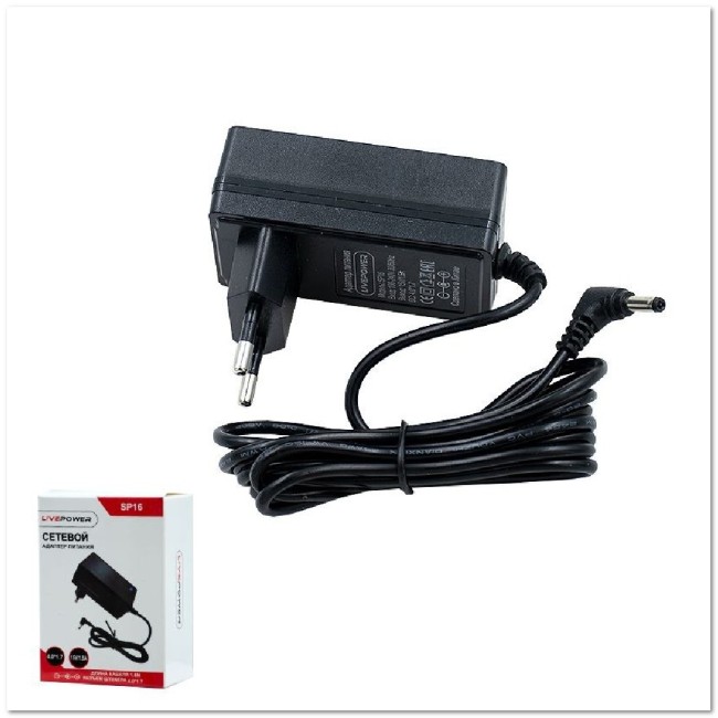СЗУ для цифровых устройств 15V (1.5А) разъем 4,0 / 1,7 SP-16 кабель 1,8м, для станции Яндекс Алиса