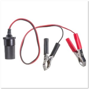 Удлинитель-переходник с крокодилов на прикуриватель 30 см