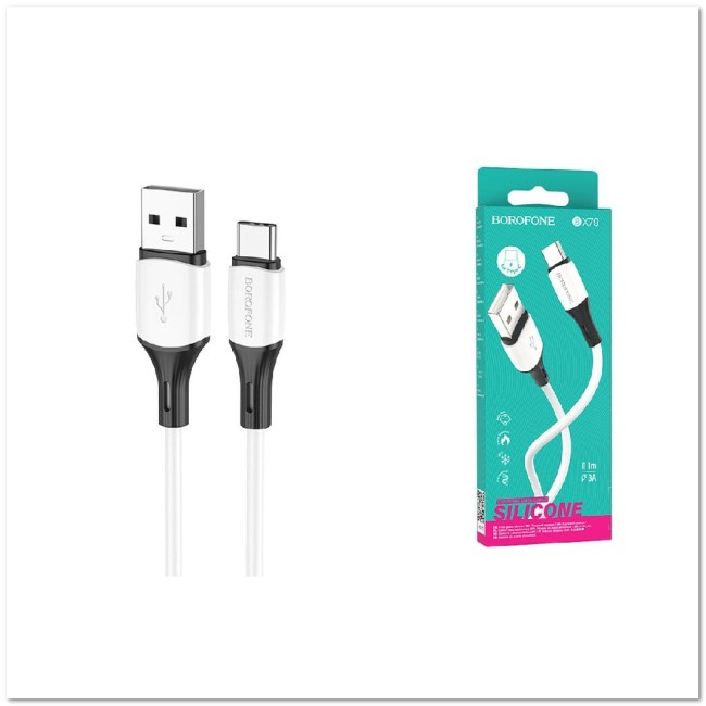 Кабель TYPE C BOROFONE BX79 3А (1М) (ЗАЩИТА ОТ ДЕТЕЙ/ ОТ ПЕРЕГРЕВА/ОТ МОРОЗА) Кабель TYPE C BOROFONE BX79 3А (1М) (ЗАЩИТА ОТ ДЕТЕЙ/ ОТ ПЕРЕГРЕВА/ОТ МОРОЗА)