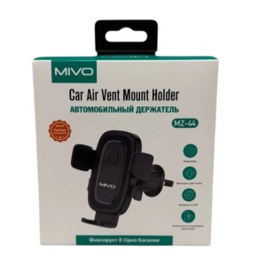 Автодержатель MIVO MZ44 в дефлектор, крючковой ЗАКРУЧИВАЮЩИЙСЯ ЗАЖИМ