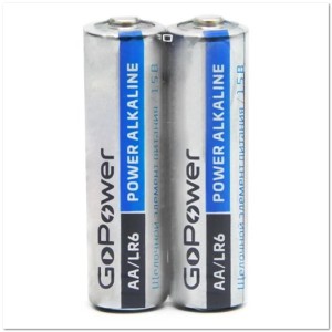 Батарейка алкалиновая GoPower AA LR6 2S