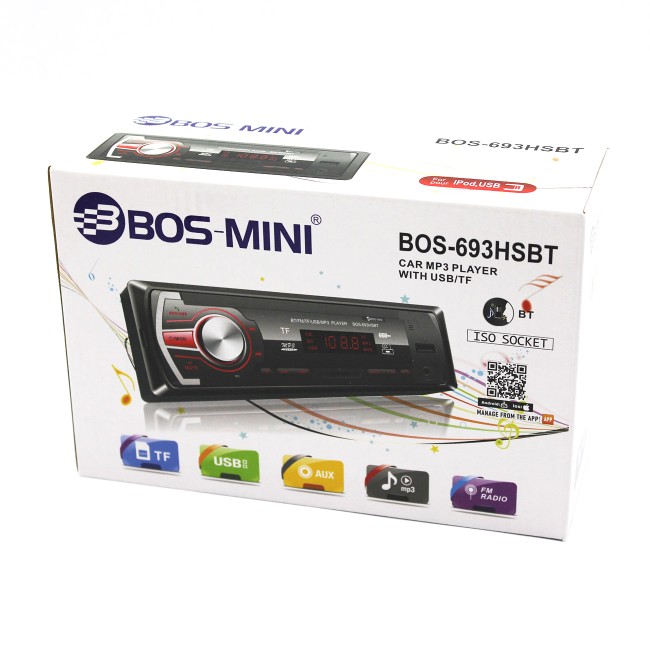 Автомагнитола BLUETOOTH BOSS-MINI 693HSBT