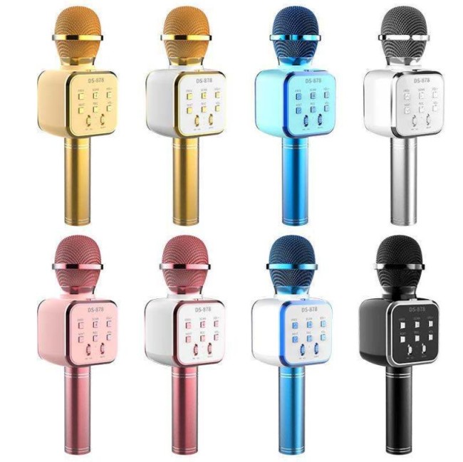 Караоке-микрофон Bluetooth DS-878 (изменение голоса)