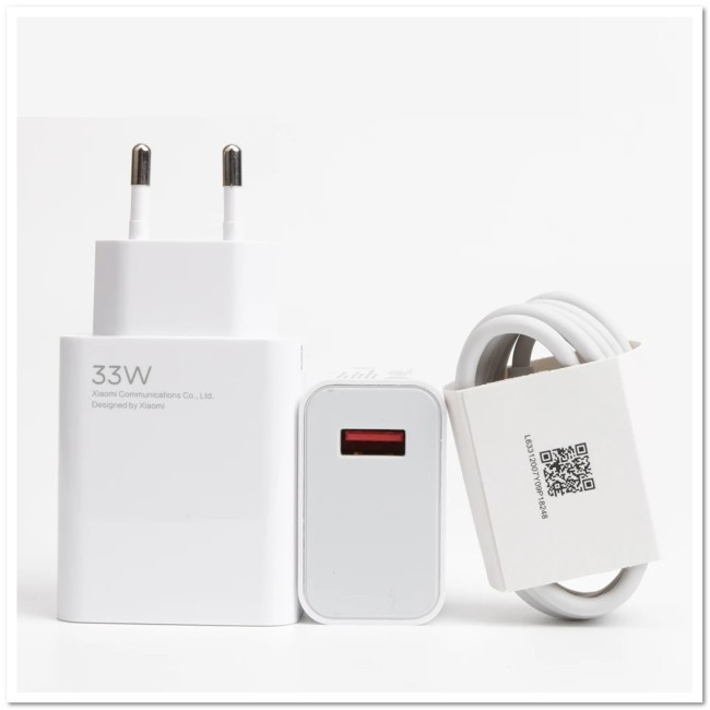 СЗУ Mi с USB-портом + кабель TYPE C 33W