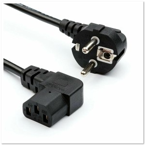 Кабель питания С13 для ПК 1.5м угловой