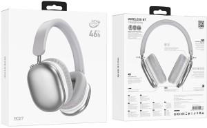 Полноразмерные BLUETOOTH наушники BOROFONE BО27 SILVER