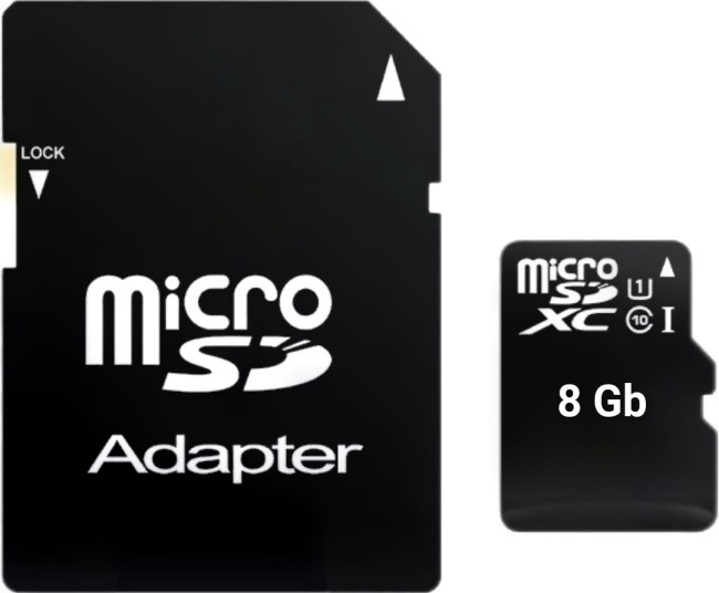 MicroSD King 8 Гб 10 класс с SD-адаптером