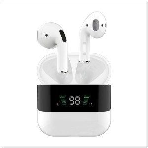 Беспроводные наушники MIVO MT-07 TWS WHITE LED-дисплей Беспроводные наушники MIVO MT-07 TWS WHITE LED-дисплей