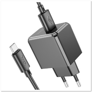 СЗУ HOCO CS11A с USB + кабель TYPE-C 2.1A СЗУ HOCO CS11A с USB + кабель TYPE-C 2.1A