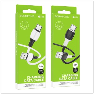 Кабель TYPE C BOROFONE BX84 3А (1М) (круглый)