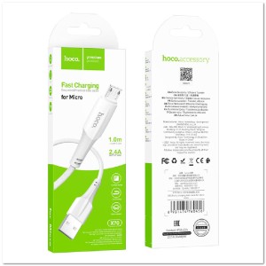 Кабель micro USB HOCO X70  2.4A (L=1M) нейлоновая оплетка
