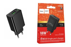 CЗУ HOCO CS92A с USB QC3.0 18W CЗУ HOCO CS92A с USB QC3.0 18W