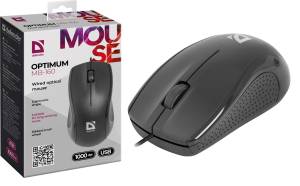 Мышь проводная  DEFENDER OPTIMUM MB-160 1000dpi, 4 кнопки
