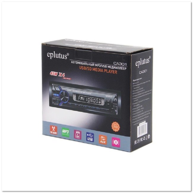 Автомагнитола BLUETOOTH 4.2 EPLUTUS CA-301