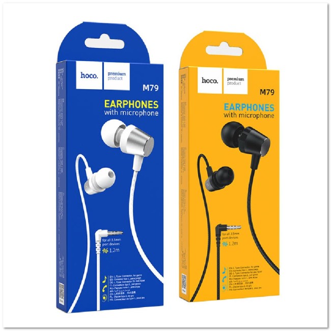 Проводная гарнитура HOCO M79 (Jack 3.5 угловой) Проводная гарнитура HOCO M79 (Jack 3.5 угловой)
