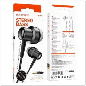 Проводная гарнитура BOROFONE BM87 ХБ, MAGNETIC