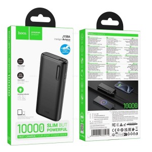 POWERBANK HOCO J158А 10000mAh 2USB, micro USB, TYPE-C
