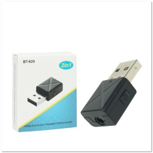 Автомобильный Bluetooth AUX адаптер BT-620 2в1 (передатчик/приемник)